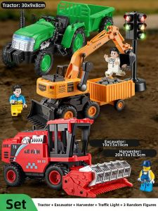 Alloy Simulation Toy Car Large Farmer Tractor