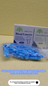 Trees Care Blood Flat Round Lancets 30g lancet glucose Darah Glukosa Bulat Rata 葡萄糖血平圆刺针 tree 28g