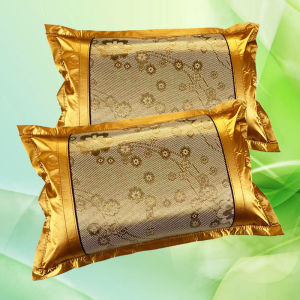 Summer Bamboo Vine Ice Silk Pillowcase Cooling Mat Large Adult Single Person Bamboo Vine Pillow Core Cover Bedding Accessories