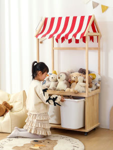 XIAOHUAMEIMEI | Toy Storage Rack Portable