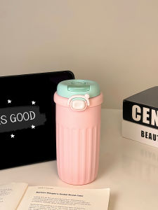 Cốc Cà Phê Bằng Thép Không Gỉ Cách Nhiệt Cốc Nước Du Lịch Cầm Tay Dành Cho Nữ Thiết Kế Đơn Giản Thời Trang Cốc Đựng Nước Di Động