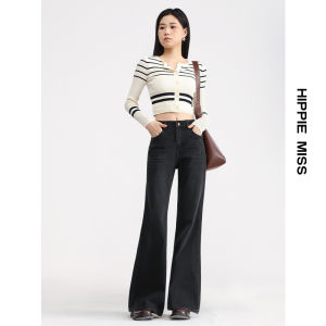 HIPPIE MISS | Elastic Casual Flared Jeans