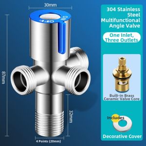 KUWUBIANJING | Automatic Multi-functional 3-Way Valve One In Two Out