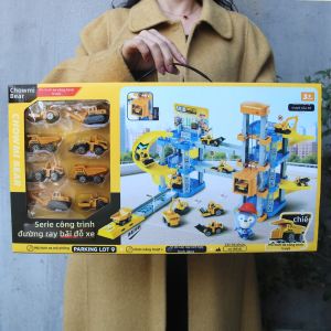 Track Parking Garage Toy Set for Kids