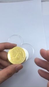 Đồng Xu Filecoin FIL Bitcoin mạ vàng bạc 24k đồ lưu niệmtrang trísưu tầmquà tặng hội nhóm FIL01