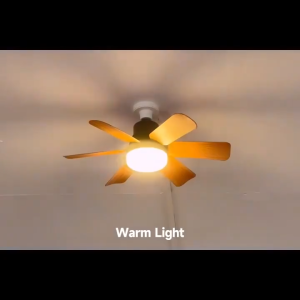UORRIS 40W Ceiling Fan With Light E27 3 Color Light Adjustable 3 Speedwind Speed Silent With Remote