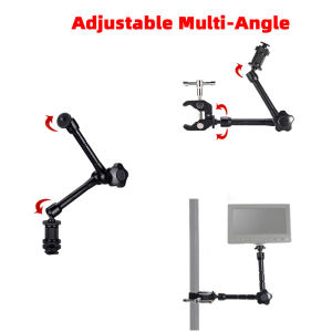11 / 7 Inch Super Clamp Adjustable Friction Articulating Magic Arm Camera Accessory