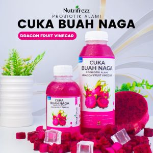 Nutrifrezz - Cuka Buah Naga - Buah Naga Probiotik - Detox Diet Sehat - Minuman Sehat Alami - Diet Sehat - Turun Berat Badan