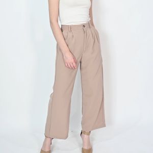 QUEENTIN Celana Panjang Kulot Wanita 0114 Katun Zora Polos Premium