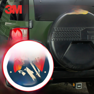 Reflective Decals for Toyota Land Cruiser Off-Road Camping Decorative Warning Stickers Apply to Vehicle Body And Windows