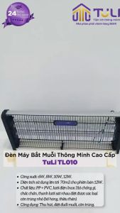 Đèn Bắt Muỗi Thông Minh Cao Cấp Tuli TL010 Thu Hút Diệt Đuổi Côn Trùng An Toàn Không Độc Hại Bảo hành 2 năm - TULI VN1