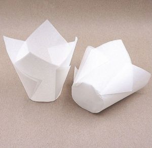 [ 50 PCS ] MUFFIN TULIP CUPCAKE uk 8 x 5 cm ~ FOOD GRADE