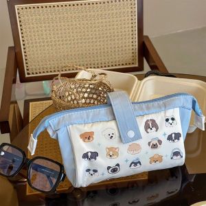 Pencil case tempat pensil berdiri standing pen case pouch bag makeup