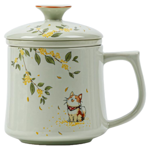 JISU | Tea Water Separation Cover Tea Cup