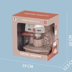 เครื่องทำกาแฟขนาดเล็กสำหรับเด็ก ชุดเครื่องใช้ในครัว ตู้เย็น บ้าน ร้านขายของชำ ของเล่นสำหรับเด็ก วัย 3-6 ปี เด็กชายและเด็กหญิง