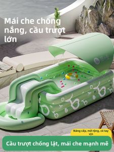 JIHU | Inflatable Thickened Slide Swimming Pool
