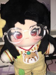 Multicolor Cotton Doll Glasses Photography Props Cute Dolls Universal Black Glasses Personality Toys for Boys And Girls