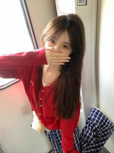 Red Twist ถักเปิด คาร์ดิเกน ผู้หญิง ฤดูใบไม้ผลิ ฤดูใบไม้ร่วง พรางหุ่น ลำลอง Soft Top อินเทรนด์ คอวี แขนยาวติดกระดุม สไตล์เกาหลี