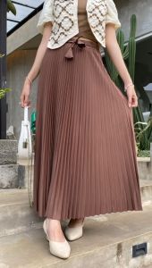 (BISA COD) Rok Plisket Mayung Bahan Koshibo Wanita Korean Style Aline Lembut Dan Tebal Part 1 TERBARU TERMURAH