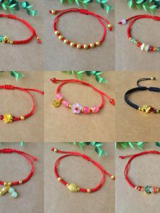 Vòng Tay Thắt Nút Đỏ Thắt Nút Rồng Năm Sinh Cho Nam Và Nữ Trang Sức Thời Trang Ngày Lễ Vật Phẩm Trang Trí Thủ Công