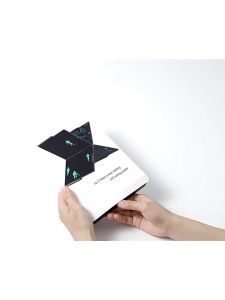 PBJ | Bảng Viết Vẽ Gấp 3 Màn Hình Chấm Nhỏ Bảng Viết Điện Tử