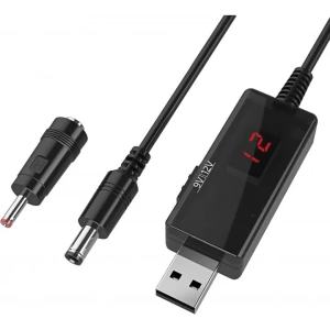 EELHOE | Bộ Chuyển Đổi Tăng Áp USB 5V Sang 9V 12V Cáp Tăng Áp Với Đầu Nối 3.5x1.35mm Dùng Cho Bộ Nguồn Bộ Sạc Bộ Chuyển Đổi Nguồn DC/DC