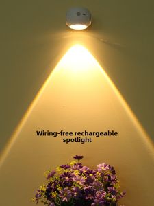 Bedroom Atmosphere Wall Lamp No Wiring Required Entrance Door Number Decorative Painting Human Body Induction Lamp American Simple Style LED Light