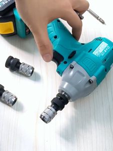 Impact Wrench Socket Adaptor Hex Shank Chuck Air Power Wrench Converter Adapter HighQuality Upgraded