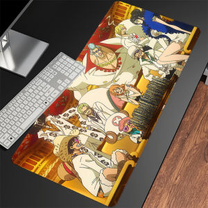 Bandai | Large Mouse Pad Gamer Home Computer HD Mousepad O-one P-piece Nami Keyboard Pad kawaii Anime desk mat Anti Fray Gaming Mouse Pad