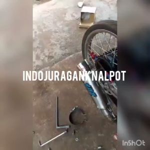 Silincer Knalpot DOS Polos inlet d50 mm only joss NO MEREK