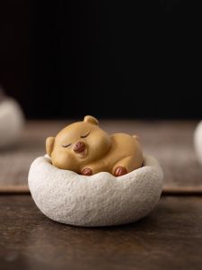 Đồ Trang Trí Trà Bằng Gốm Nguyên Chất Màu Tím Dễ Thương Đồ Trang Trí Thú Cưng Trà Đồ Trang Trí Bàn Trà Đồ Chơi Trà Đạo Phụ Kiện