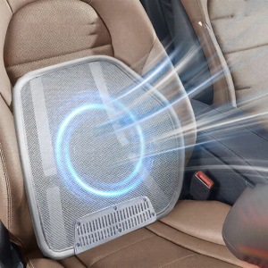 Đệm Hỗ Trợ Lưng Ghế Ô Tô Thoáng Khí Bằng Lụa Băng