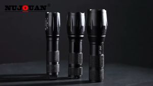 New Upgrade Senter LED E17 Tactical CREE XM-P50 8000 Lumens Baterai 18650 & charger + Box