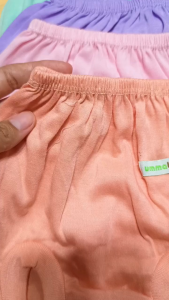 6 Celana Pop Bayi Warna Pastel SNI – Celana Bayi Newborn 0–3 Bulan Lembut & Nyaman