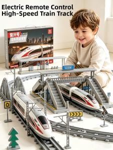 KIUMO | Remote Control Magnetic Train Set Electric Train Toy