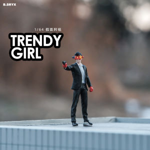 1:64 Resin Miniature Model Scene Sandtable Idol Mask Figure Collectible Statue Static Display Toy for Teenagers And Adults