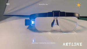 Preferred Rechargeable Headband Magnifier Glasses with 3 Detachable Lenses 2 Led Light for Electronic Repair