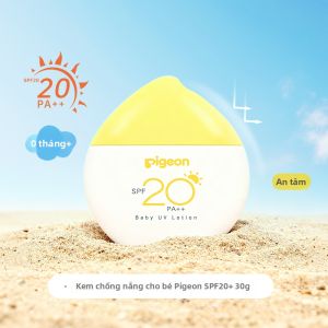 Pigeon | Kem Chống Nắng Cho Bé SPF50 Chống Nước Chống Mồ Hôi