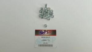 Mur Only 4mm ("7) Harga 1 Pak Isi 25 - Mor Kuning Nut Only Hex 4 Mili M4 Kunci 7 Drat 1.25 Universal