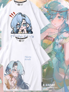 Future Return 1999 Game Collaborative Short Sleeve T-Shirt Mens Summer Hermès Star Joint Name Youthful Breathable Cotton Tee