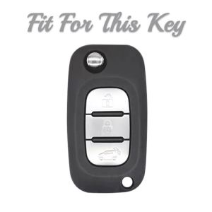 3 Buttons TPU Car Key Case for Renault Fluence Clio Megane Kangoo Modus Auto Key Cover Fob Accessories