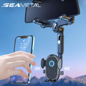 SEAMETAL Giá Đỡ Xoay 360 ° Điện Thoại Trong Xe Ô Tô Giá Đỡ Giá Gắn Gương Chiếu Hậu Cho Điện Thoại Di Động 4.7-7.2Inch