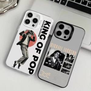 Music Rapper M-Michael Jackson Phone Case For IPhone 17 16 15 14 13 12 11 Pro Max Air Matte Laser Aurora Shockproof Phone Case
