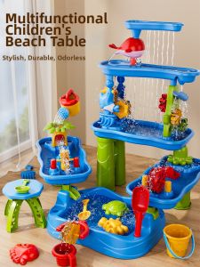 BABYSHOME | Water Play Table Toy For Kids Indoor Waterpark Housekeeping