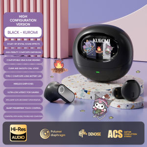 TWS Earbuds MEGT550 Cute Kuromi Hello Kitty Series Earphones Bluetooth Cinnamoroll Cartoon Wireless Headsets Noise Reduction