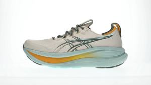 ASICS Men GEL-NIMBUS 28 TR Running Shoes in Simply Taupe/Ocean Haze