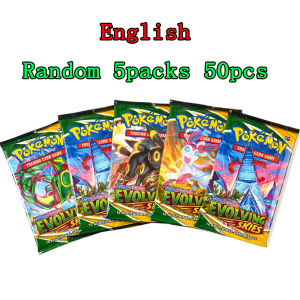Takara Tomy | 40/100 Pcs Pokemon Card Prismatic 151 Evolutions English Booster Battle Pokemon Card Game Carte Trading Collection Cards
