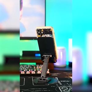 เคสที่วางโทรศัพท์ตั้งโต๊ะโลหะหมุนได้ 360 องศาสำหรับโทรศัพท์มือถือ ที่วางโทรศัพท์แบบพกพาอเนกประสงค์ ขาตั้งโทรศัพท์ ที่วางโทรศัพท์มือถือแบบป๊อปอัปสำหรับ iPhone iPad Xiaomi