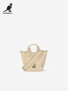 KANGOL Womens Fashion Casual Crossbody Bucket Bag Mini Trendy Quality Single Shoulder Satchel Handbag Soft Polyester Lining