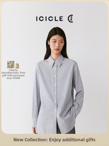 ICICLE | Autumnal Long Sleeve Wool Woven Shirt
